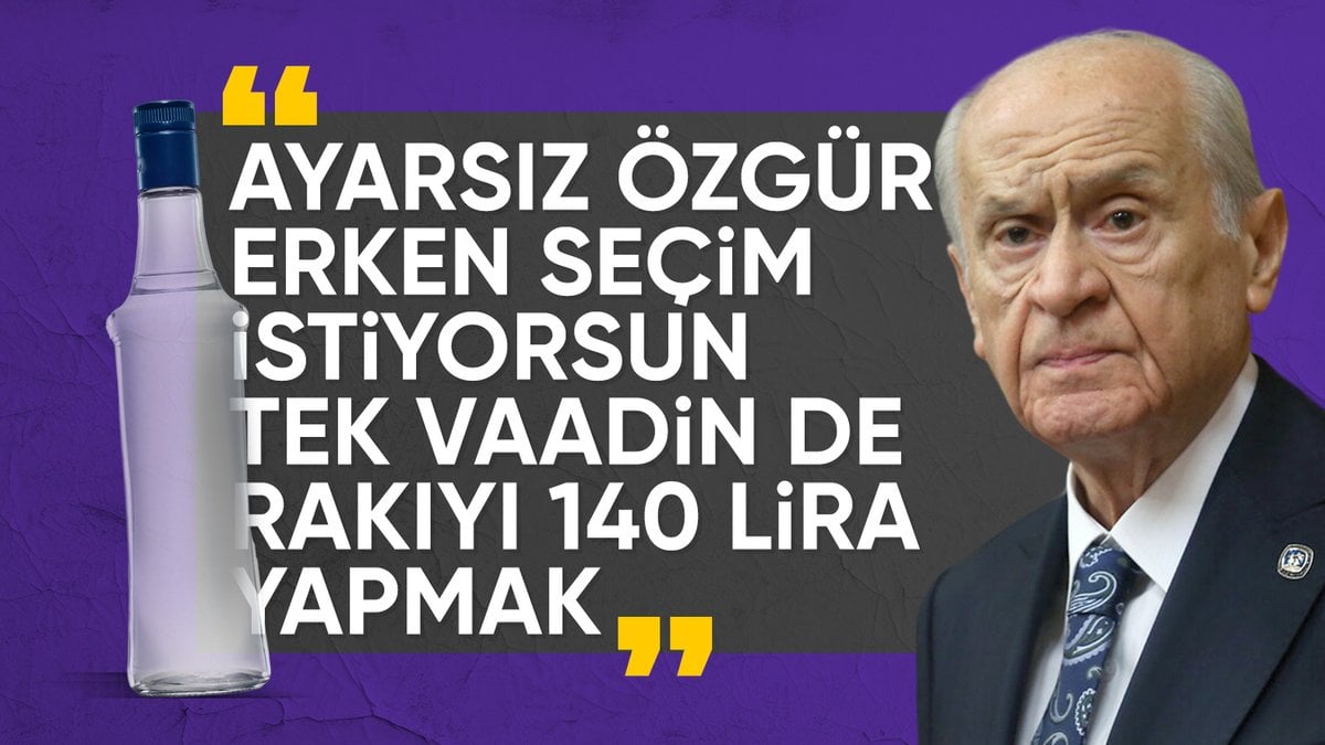 Devlet Bahçeli’den Özgür Özel’in ‘erken seçim’ çağrısına yanıt